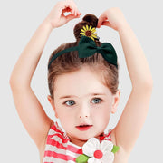 カチューシャ 5本組 子供 キッズ 女の子 ヘアアクセサリー 髪飾り 髪留め 滑り止め リボン ヘアアレンジ まとめ髪 かわいい