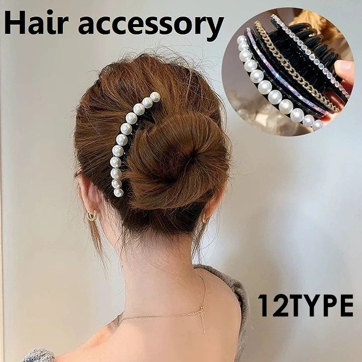 コーム かんざし ヘアアクセサリー 髪飾り フェイクパール 髪留め 商品画像