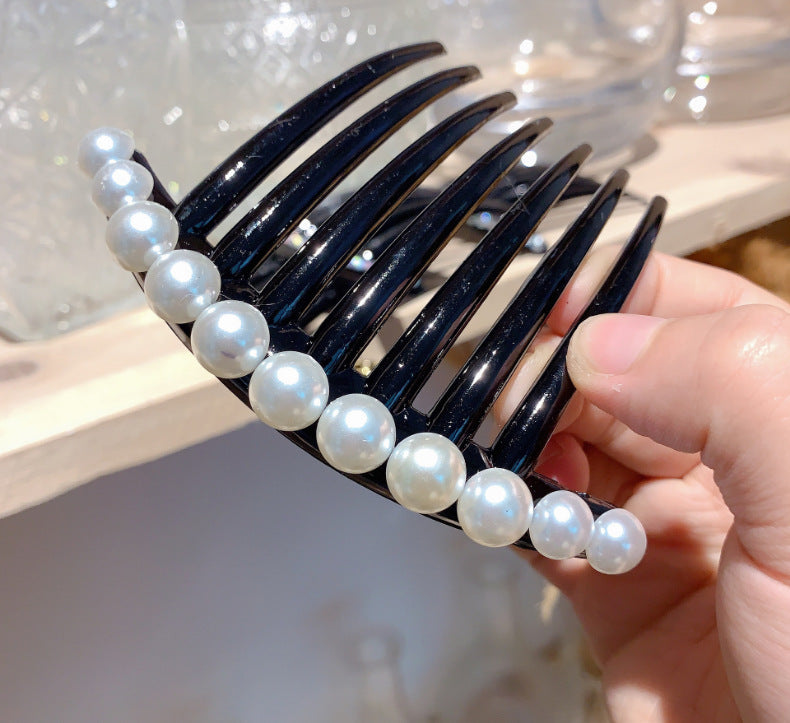 コーム かんざし ヘアアクセサリー 髪飾り フェイクパール 髪留め 商品画像5