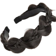カチューシャ レディース ヘアアクセサリー 髪飾り 三つ編み 編み込み ツイスト つけ毛 ウィッグ エクステ 自然 ヘアアレンジ