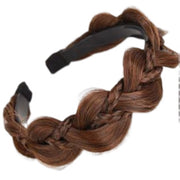 カチューシャ レディース ヘアアクセサリー 髪飾り 三つ編み 編み込み ツイスト つけ毛 ウィッグ エクステ 自然 ヘアアレンジ