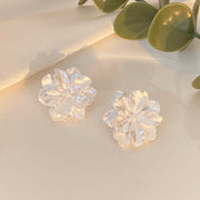 ピアス スタッドピアス キャッチピアス 両耳用 レディース アクセサリー 花 フラワー 大きめ 上品 エレガント おしゃれ