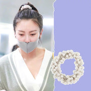 ヘアゴム 髪ゴム ヘアアクセサリー レディース 女性 フェイクパール パール調 華やか 髪留め まとめ髪 髪飾り ヘアアレンジ ポニーテール お団子ヘアー お洒落 きれいめ 可愛い お出かけ 普段使い 婦人
