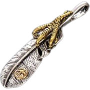 ペンダントトップ ペンダントヘッド チャーム アクセサリーパーツ ネックレス用 ペンダント用 レディース 女性用 羽モチーフ フェザーモチーフ シルバー アンティーク調 ヴィンテージ風 おしゃれ かわいい エスニック ギフト プレゼント