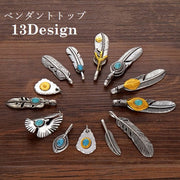 ペンダントトップ ペンダントヘッド チャーム アクセサリーパーツ ネックレス用 ペンダント用 レディース 女性用 羽モチーフ フェザーモチーフ シルバー アンティーク調 ヴィンテージ風 おしゃれ かわいい エスニック ギフト プレゼント
