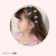 ヘアクリップ 子供用 ミニバンスクリップ 10個セット ヘアアクセサリー キッズ ジュニア 髪留め ヘアアレンジ 花 ハート 星 蝶々 カラフル 可愛い ヘアアクセント おしゃれ