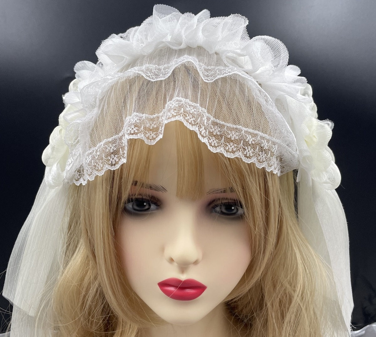 ヘッドドレス レディース 女性 ロリータ ゴスロリ ヘアアクセサリー 商品画像3