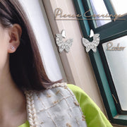 スタッドピアス レディース アクセサリー 蝶々 ちょうちょ バタフライ キャッチピアス かわいい 上品