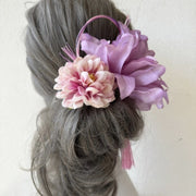 髪飾り レディース 和装 小物 ヘアアクセサリー ヘアピン Ｕピン コサージュ タッセル フラワー 花 ヘアアレンジ おしゃれ かわいい 華やか きれいめ 組み合わせ 色々 和風 着物 振袖 成人式 女性