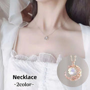 ネックレス ペンダント レディース アクセサリー ワンポイント 月 ムーン 首飾り おしゃれ 定番 かわいい プレゼント 贈り物