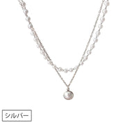 ネックレス ペンダント 2連風 レディース 女性用 フェイクパール 重ね付け風 アクセサリー チョーカー おしゃれ かわいい フェミニン 大人上品 エレガント 華やか フォーマル セレモニー 入学式 卒業式 入園 卒園 発表会 パーティー イベント 記念日 ギフト プレゼント 贈り物
