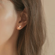 ピアス スタッドピアス レディース 女性 アクセサリー 小ぶり 小さめ ネコ 猫 ゴールドカラー シルバーカラー シンプル お洒落 ガーリ 可愛い お出かけ 普段使い デイリー 耳飾り ファッション小物 婦人用 プレゼント ギフト