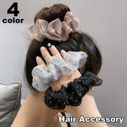 シュシュ ヘアゴム 髪ゴム ヘアアクセサリー レディース 女性 キラキラ 髪留め まとめ髪 ヘアアレンジ ポニーテール