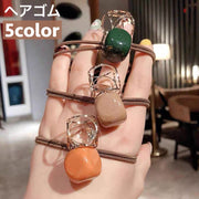 ヘアゴム 髪ゴム 単品 1本 レディース 女性 ヘアアクセサリー 四角 スクエア モチーフ くすみカラー 髪留め 髪飾り まとめ髪 ヘアアレンジ ポニーテール お洒落 可愛い お出かけ 普段使い デイリー 婦人