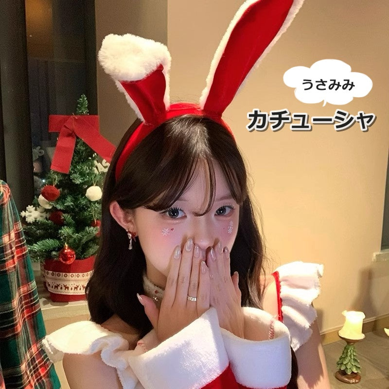 カチューシャ レディース 女性 ヘアアクセサリー 髪留め 髪飾り うさみみ バニーガール 大きめ フェイクファー まとめ髪 ヘアアレンジ かわいい おしゃれ