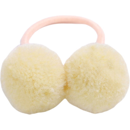 ヘアゴム 4個セット髪飾り 髪留め キッズ 子ども ベビー 40【ベージュ】 バリエーション画像