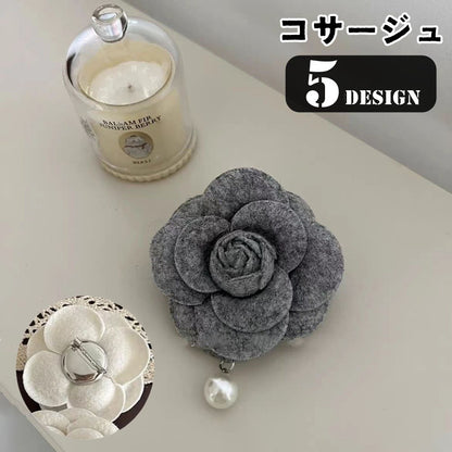 コサージュ ブローチ カメリア レディース 女性 メンズ 商品画像