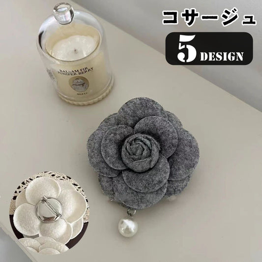 コサージュ ブローチ カメリア レディース 女性 メンズ 商品画像