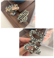 バンスクリップ ヘアクリップ レディース 女性 ヘアアクセサリー ファッション雑貨 小型 コンパクト 小さめ 総柄 ドット べっ甲風 べっこう柄 ホワイト シンプル カジュアル かわいい キュート