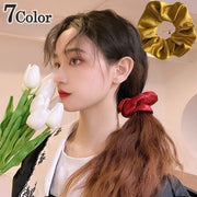 シュシュ レディース ヘアアクセサリー ヘアゴム 髪飾り 髪留め まとめ髪 ヘアアレンジ 無地 シンプル かわいい おしゃれ 上品 オフィス 普段使い デイリー お団子 ポニーテール 女性用 婦人用 ファッション小物