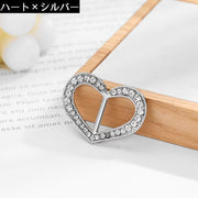スカーフリング スカーフ留め バックル型 レディース アクセサリー ラインストーン 蝶 楕円形 ストール ショール キラキラ