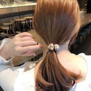 ヘアゴム 5個セット 5本セット ヘアアクセサリー レディース フェイクパール モチーフ 髪留め まとめ髪 ヘアアレンジ 髪飾り かわいい シンプル おしゃれ