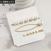 ヘアピン 3本セット 4本セット ヘアアクセサリー レディース 髪留め 髪飾り パール調 ハート リボン風 入学式 卒業式 結婚式 普段使い おしゃれ かわいい きれいめ シンプル オフィス ヘアアレンジ 女性用