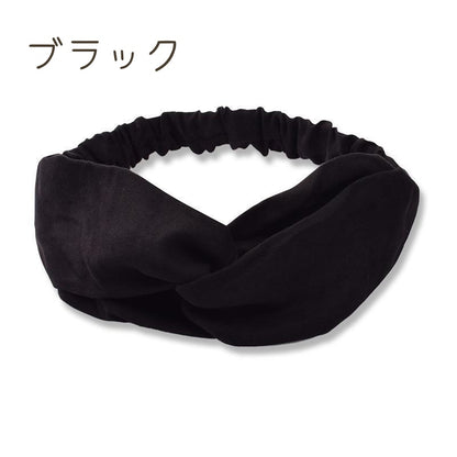 ヘアバンド レディース ヘアアクセサリー スエード調 カラバリ豊富 シンプル 商品画像5