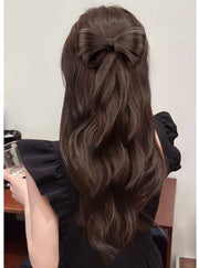 ヘアクリップ リボンウィッグ ウィッグクリップ レディース 女性 ヘアアクセサリー ヘアアレンジ くちばしクリップ 髪の毛 ピン留め つけ毛 飾毛