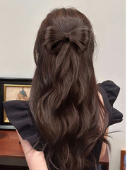ヘアクリップ リボンウィッグ ウィッグクリップ レディース 女性 ヘアアクセサリー ヘアアレンジ くちばしクリップ 髪の毛 ピン留め つけ毛 飾毛