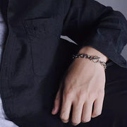 ステンレス ブレスレット メンズ レディース 男女兼用 チェーン アクセサリー クール かっこいい おしゃれ ファッション小物 ギフト プレゼント 贈り物