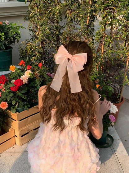 バレッタ リボン ヘアアクセサリー 大振り 大きめ 大きい 商品画像4