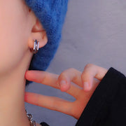 ピアス フープピアス リングピアス ペア アクセサリー メンズ 黒 かっこいい 個性的 おしゃれ ギフト 記念日 誕生日 プレゼント 贈り物 ファッション小物 男性用