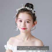 カチューシャ ヘアアクセサリー ヘッドドレス キッズ 女の子 子ども 子供 髪飾り フェイクパール ビーズ ナチュラル お花 フラワー ホワイト 華やか ドレスアクセサリー きれいめ 上品 エレガント かわいい ブライダル キュート ゴールドカラー 高見え 存在感 フォーマル 結婚式 お呼ばれ パーティー ヘッドアクセサリー おしゃれ 花飾り風 発表会