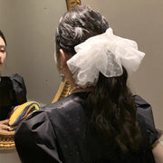 シュシュ レディース ヘアアクセサリー 可愛い 上品 大きめ チュールレース ドット 花 ヘアゴム 髪ゴム 髪飾り ヘアアレンジ まとめ髪 髪留め フラワーモチーフ 水玉 かわいい おしゃれ きれいめ エレガント フェミニン 普段使い お出かけ お呼ばれ 女性 婦人 女の子 大人 彼女 妻 友達 プレゼント 贈り物 ギフト 誕生日 母の日 敬老の日 クリスマス ホワイトデー