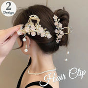 ヘアクリップ バンスクリップ 単品 1個 ヘアアクセサリー レディース 女性 婦人 薔薇 バラ 桜 さくら サクラ フラワー 花 フェイクパール チェーン 髪飾り 髪留め まとめ髪 ヘアアレンジ 大人上品 きれいめ おしゃれ 可愛い オフィス 通勤 エレガント 入学式 卒業式 記念日 結婚式 お呼ばれ パーティー 贈り物 プレセント 母の日 ション小物