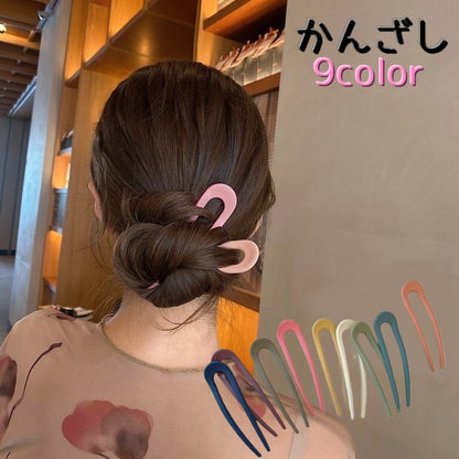 かんざし 簪 U字 レディース ヘアアクセサリー ヘアピン 商品画像