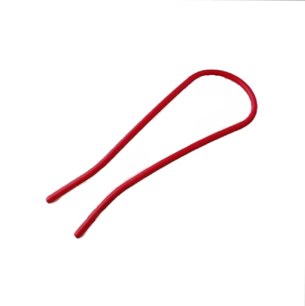 かんざし ヘアコーム U字コーム ヘアスティック U字 夜会巻き レッド バリエーション画像