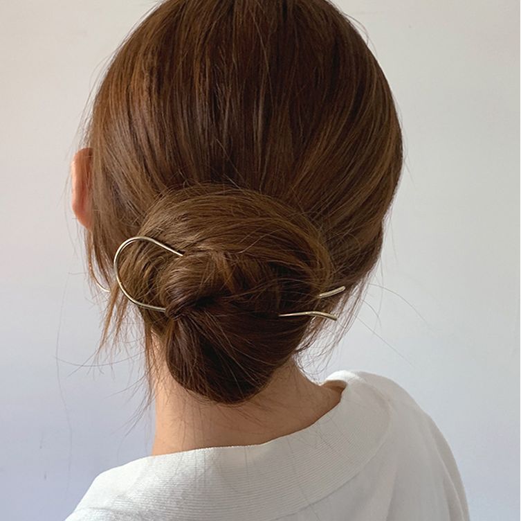 かんざし ヘアコーム U字コーム ヘアスティック U字 夜会巻き 商品画像3