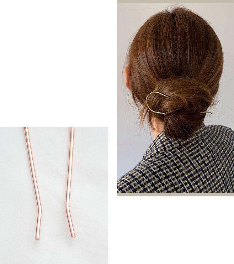 かんざし ヘアコーム U字コーム ヘアスティック U字 夜会巻き 商品画像4