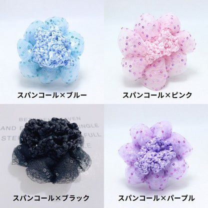 シニヨンネット 子供用 キッズ 女の子 ヘアアクセサリー 髪飾り 商品画像3