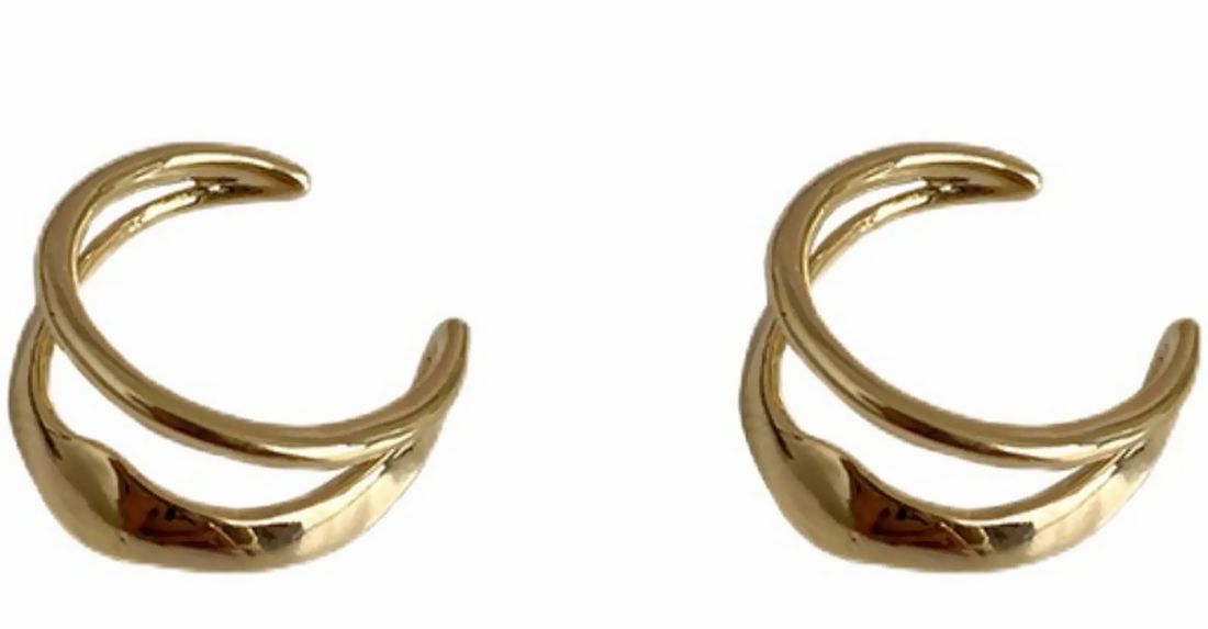 イヤーカフ 2個セット レディース アクセサリー イヤーカフス ウェアリング ゴールド バリエーション画像
