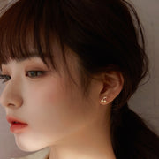 ピアス 両耳用 スタッドピアス アクセサリー レディース 女性 ラインストーン 華奢 サクランボ チェリー おしゃれ かわいい ファッション雑貨 ギフト プレゼント 贈り物