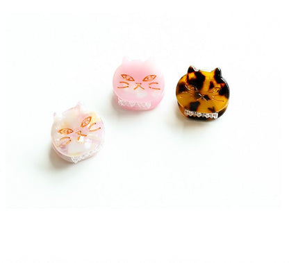ヘアクリップ ミニバンスクリップ ヘアアクセサリー レディース 猫 ネコ 商品画像2