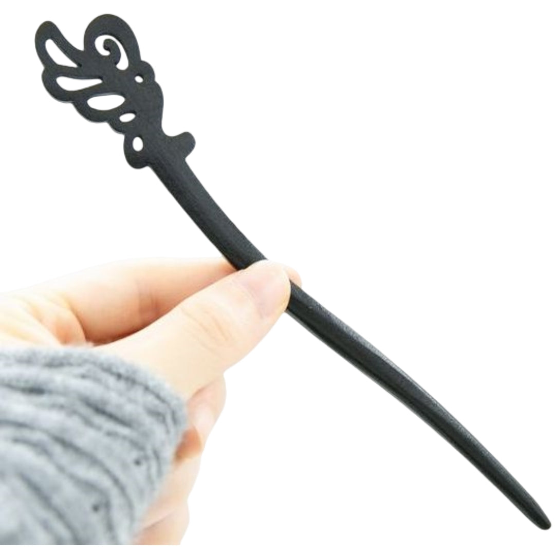 かんざし 簪 一本挿し レディース ヘアアクセサリー 木製 N バリエーション画像