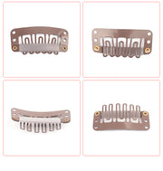 ウィッグクリップ 10個セット 固定クリップ 留め具 ワンタッチピン パッチン留め ヘアクリップ ヘアピン かつらクリップ U型 縫い付け フルウィッグ 部分ウィッグ エクステ 装着用 補修 補強 DIY ハンドメイド 手芸 コスプレ
