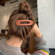 ヘアクリップ くちばしクリップ レディース ヘアアクセサリー おおきめ 髪留め サイドバンスクリップ 前髪ピン 洗顔 メイク ヘアピン ヘアアレンジ まとめ髪 無地 ヘアアクセント