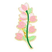 ブローチ タックピン ペンズ ラペルピン レディース 女性用 アクセサリー 花 フラワー ワンポイント かわいい 上品 フェミニン 洋服 バッグ 鞄 カバン ゴールドカラー ギフト プレゼント 贈り物