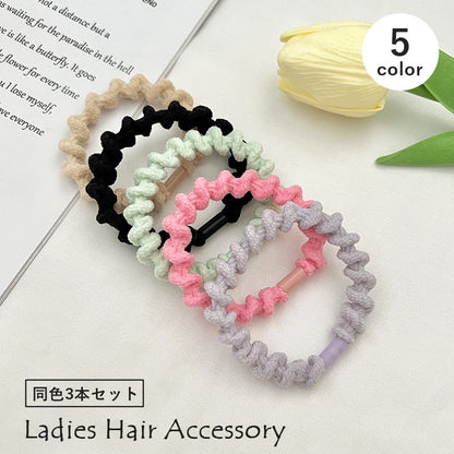 ヘアゴム 3本セット 髪ゴム レディース 女性 ヘアアクセサリー 商品画像