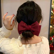 シュシュ リボン 大きめ 大きい ビッグ ヘアゴム 髪ゴム ヘアアクセサリー レディース 女性 髪留め 髪飾り ヘアアレンジ まとめ髪 存在感 シンプル かわいい おしゃれ ファッション小物 ブラック 黒 春 夏 秋 冬 ガーリー